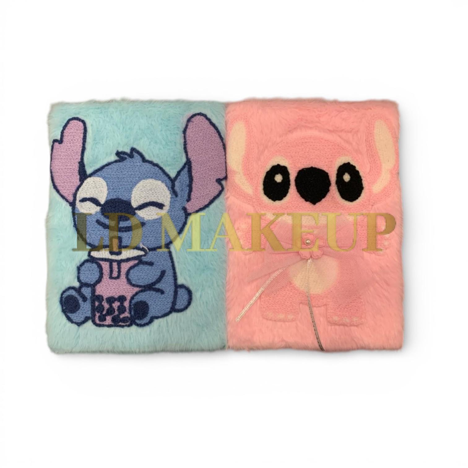 Cuaderno tapa dura Stitch de peluche