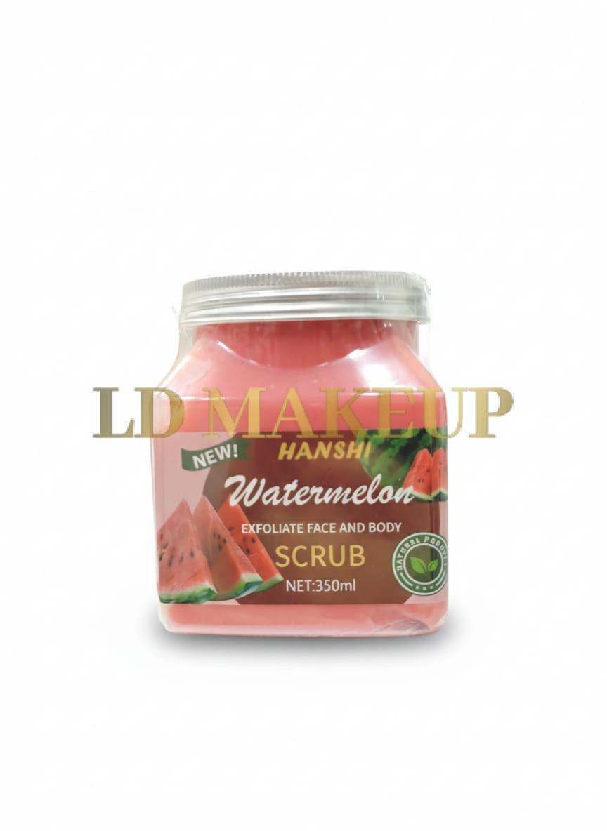 WATERMELON EXFOLIANTE FACE AND BODY SCRUB HANSHI 350ML PKY-H005-3