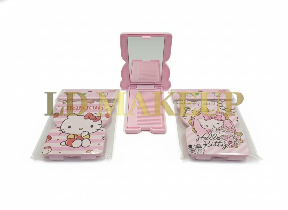 Peine con espejo Kitty pky-B006-10