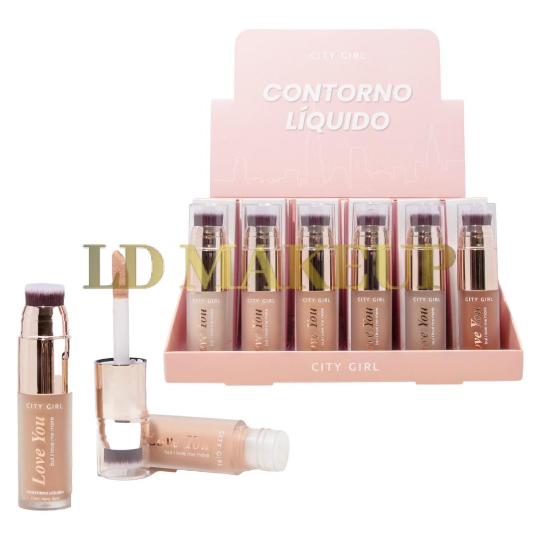 Contorno liquido con brocha City Girl RL-12205