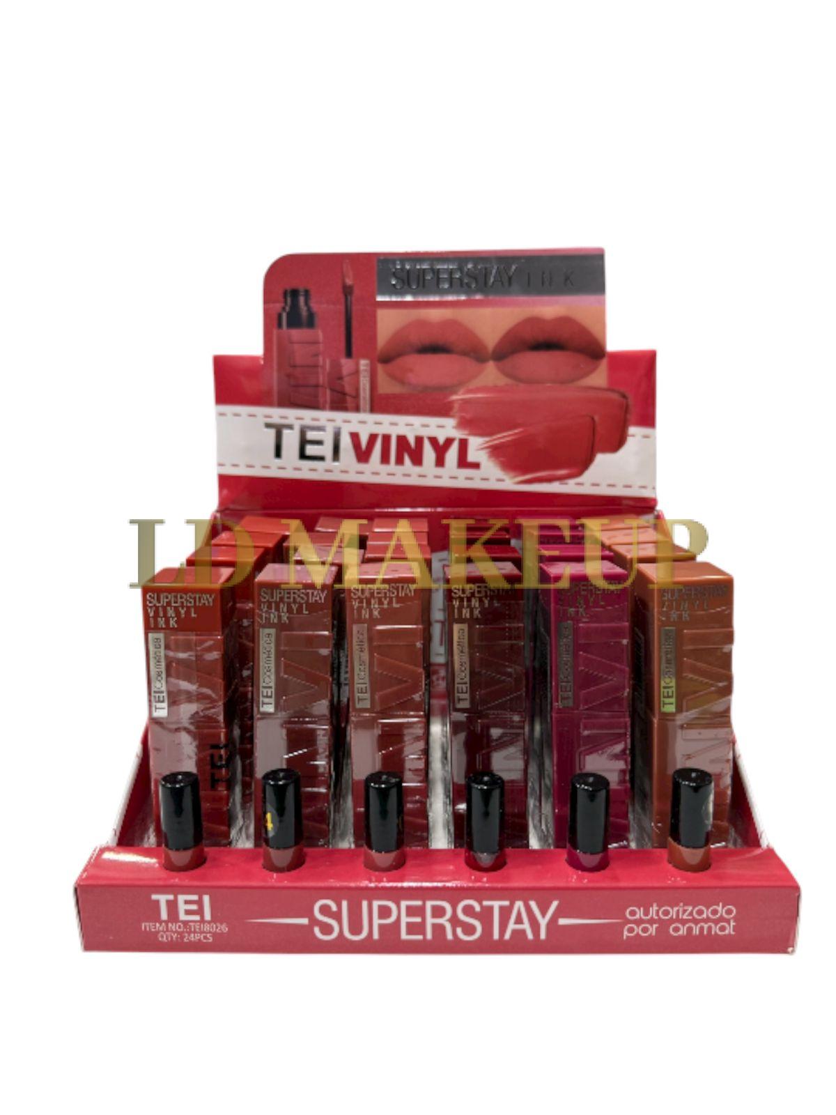 Labial Liquido Matte Super Star Tei 8026