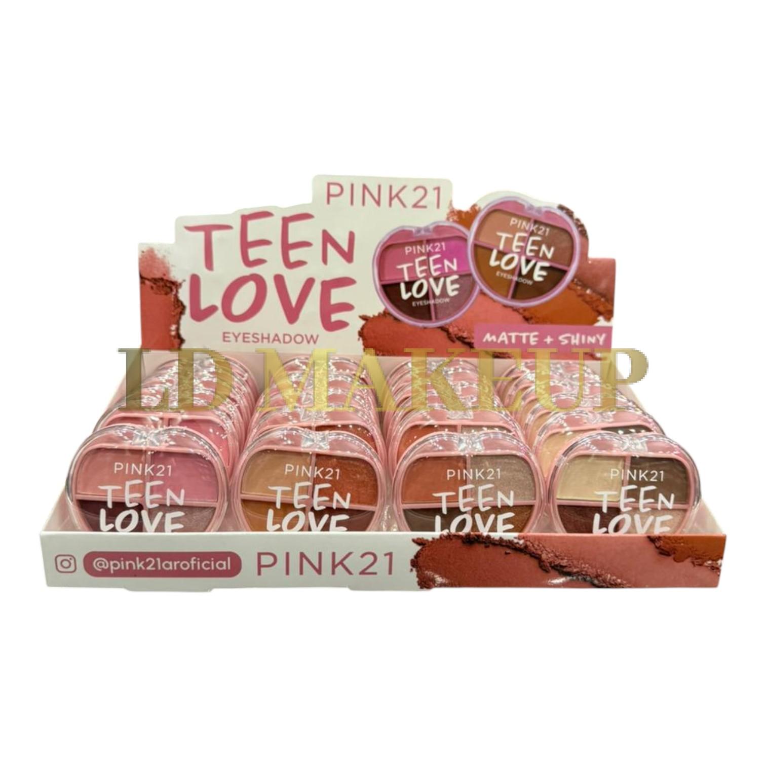 Paleta de sombras Teen Love Pink 21 CS5769