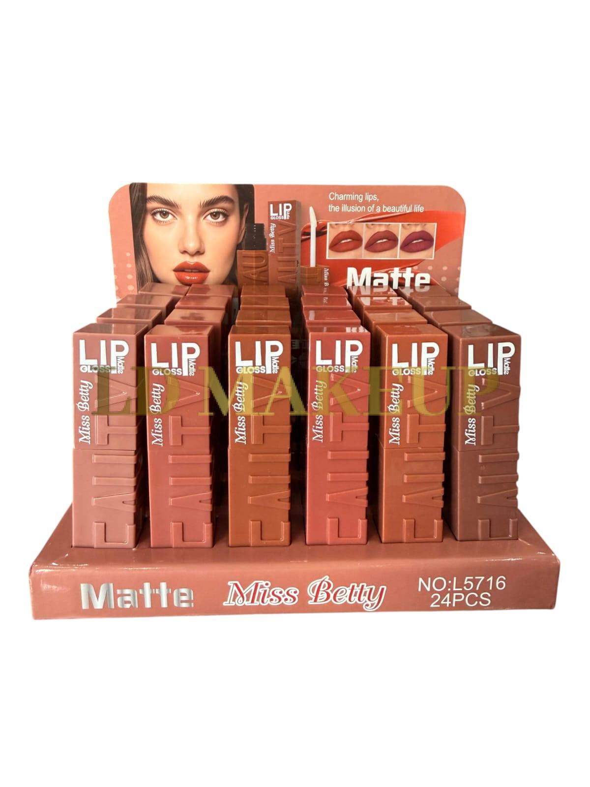 Labial liquido Vinyl Miss betty 5716