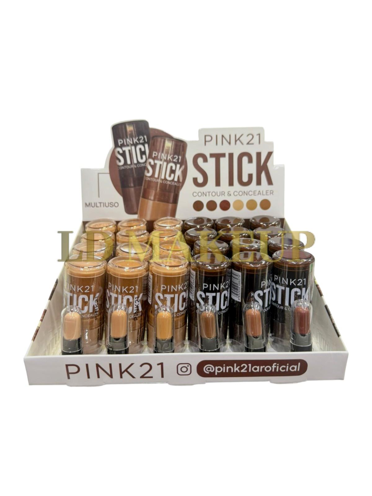 Contorno y corrector en barra stick multiuso Pink 21 cs5683 POR MAYOR