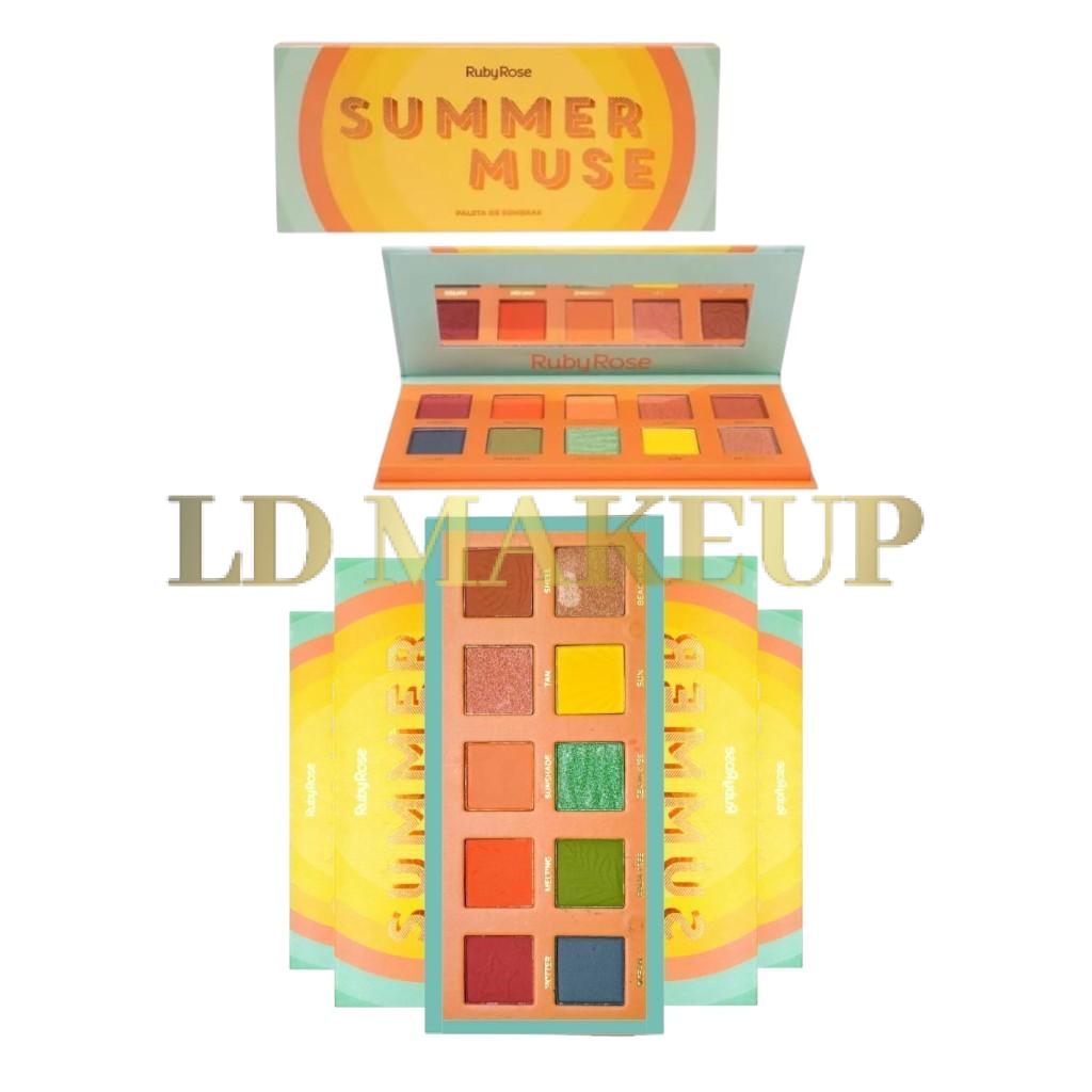 PALETA DE SOMBRAS SUMMER MUSE RUBY ROSE 7534
