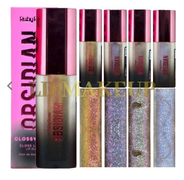 Glosses brillantes glossy lips Obsidian Ruby Rose POR MAYOR