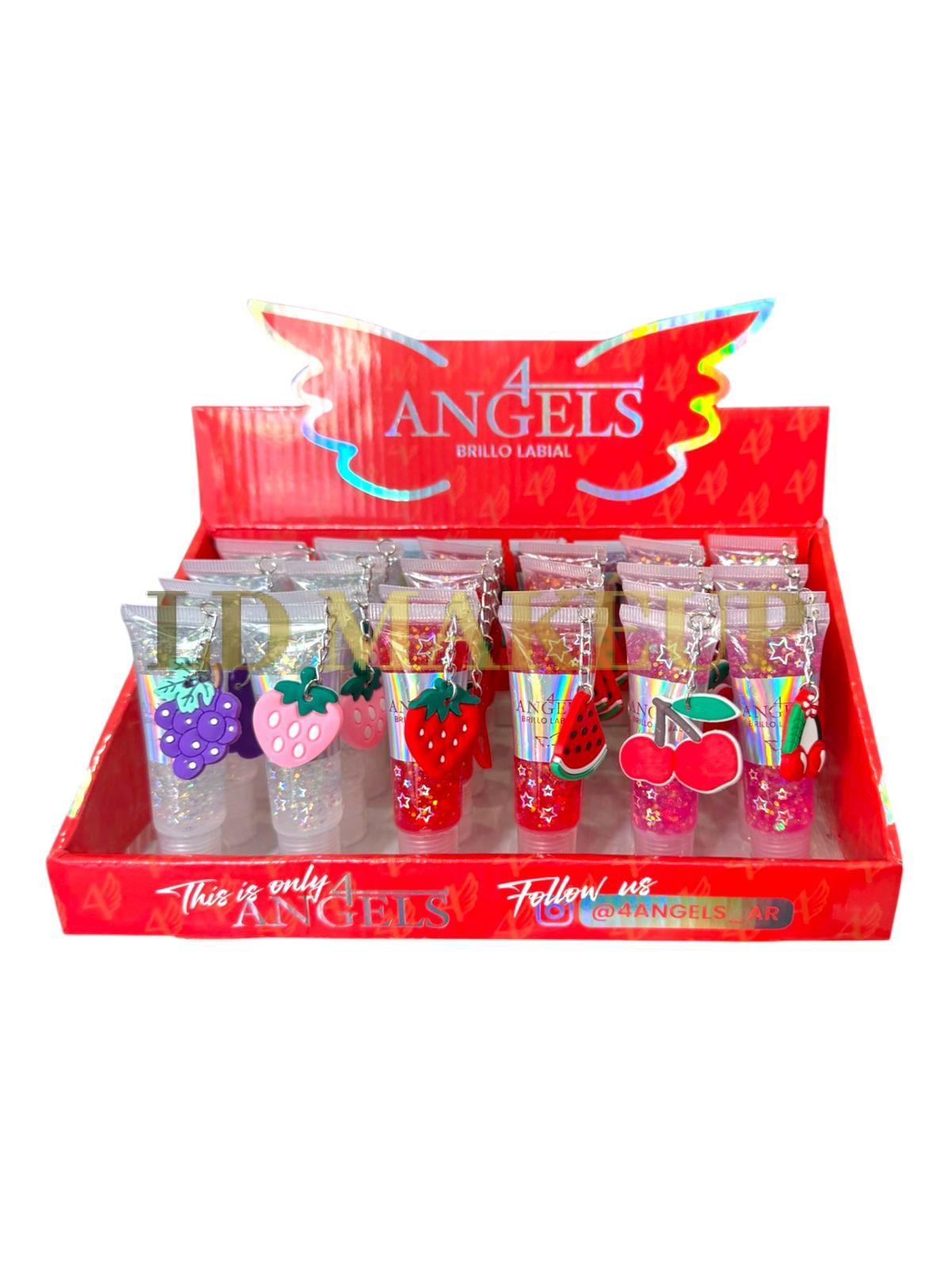 Lip gloss llavero Frutal 4 Angels AR 1035