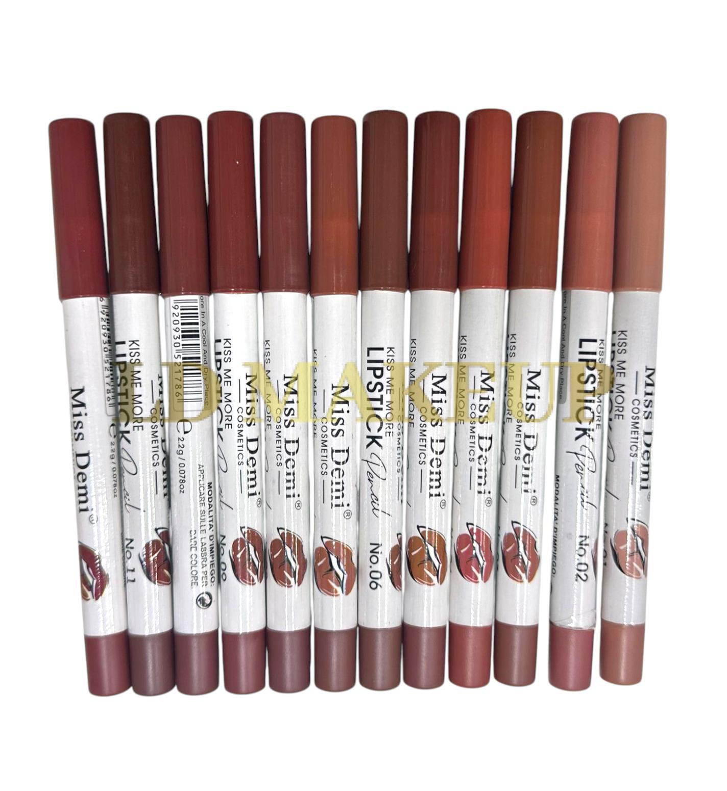 Delineador de labios marrones Kiss Me More Miss Demi