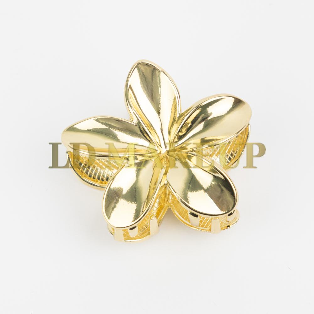 Broche flor hawaiano dorado grande CITY GIRL B-3632-40