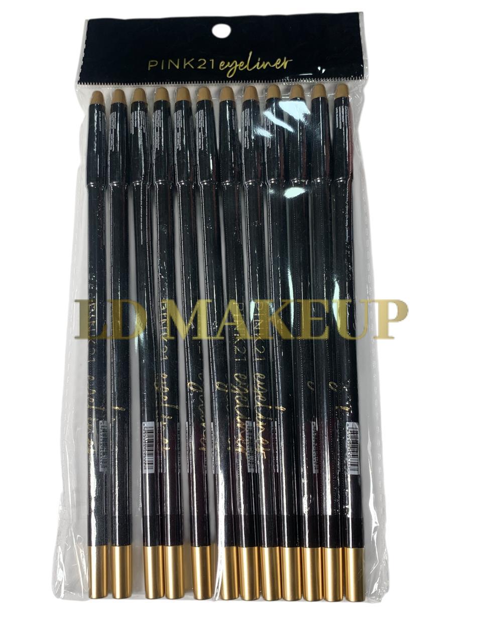 Lapiz delineador de ojos con sacapuntas Pink 21 CS3420 POR MAYOR