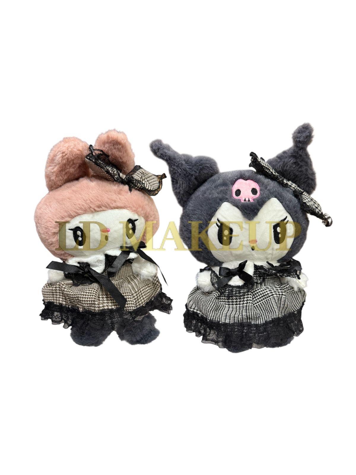 Peluches Kuromi y My Melody (uno de cada uno) POR MAYOR