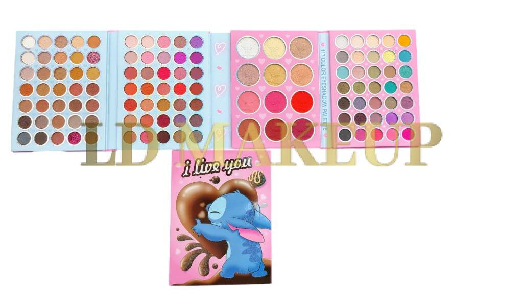 Paleta de sombras stitch x117 I Love You POR MAYOR