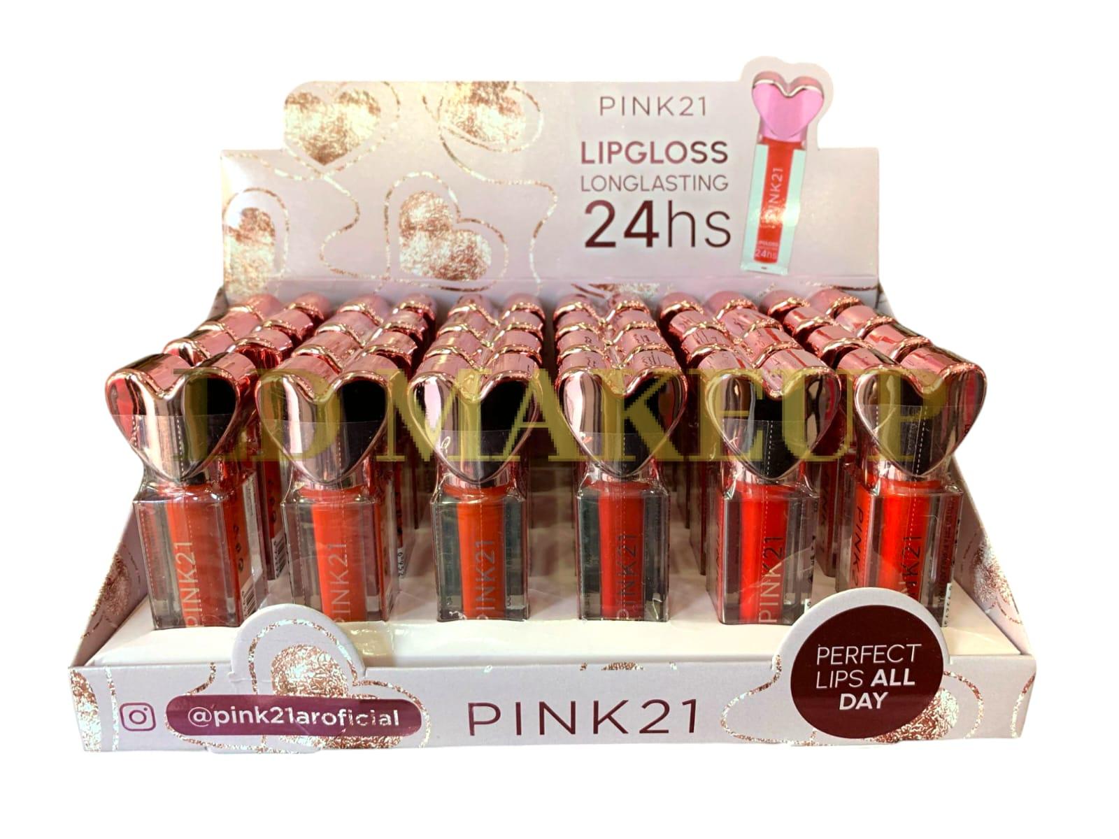 Lip gloss Matte Long lasting 24 hs Pink21 POR MAYOR cs4485