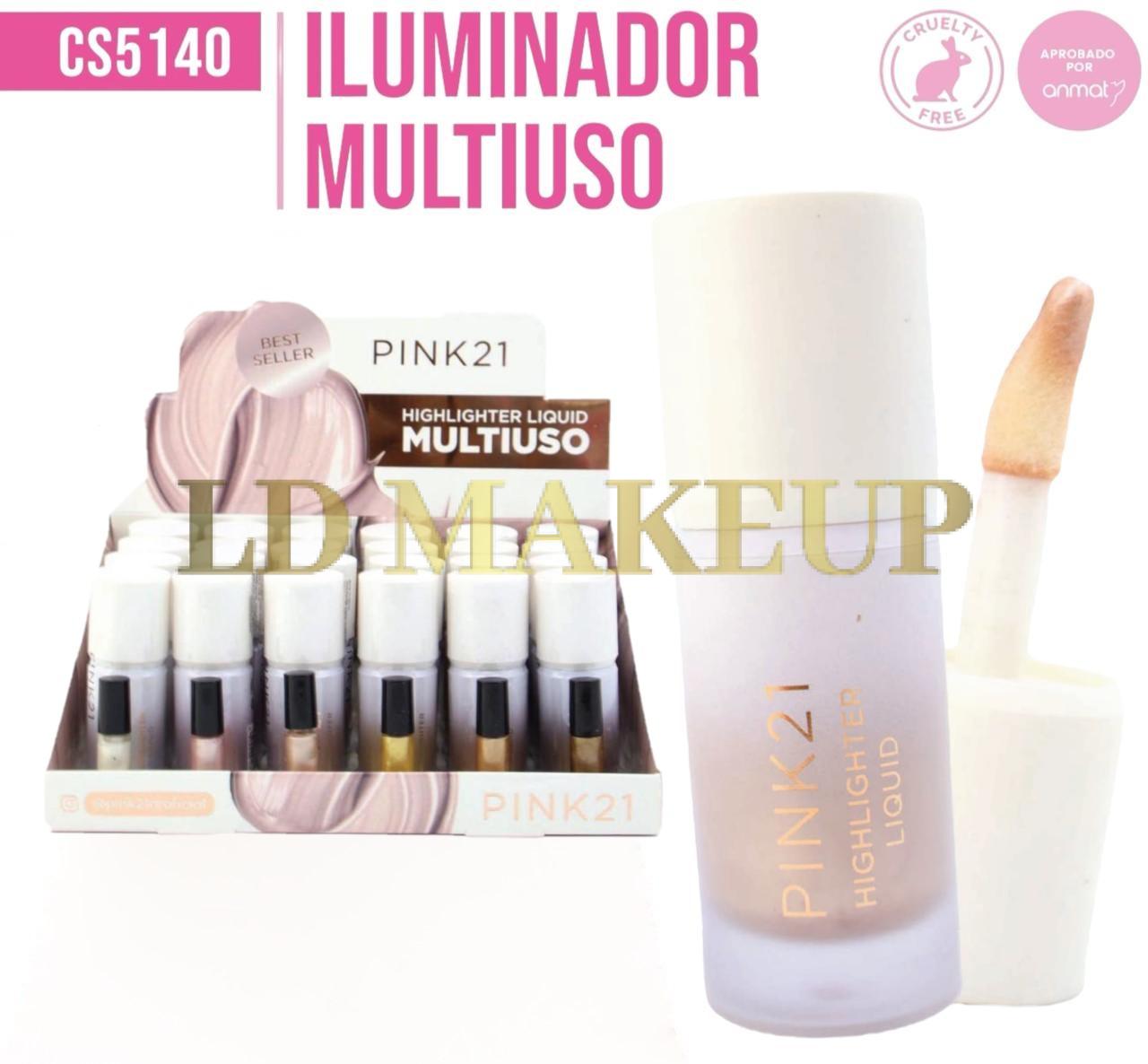 Iluminador liquido multiuso Pink 21 POR MAYOR CS5140