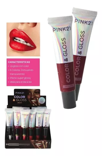 Gloss pigmentado Pink21 POR MAYOR CS4447