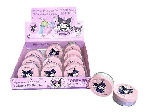 Polvo volatil Fix powder kuromi Flower rococo POR MAYOR zma-dz10
