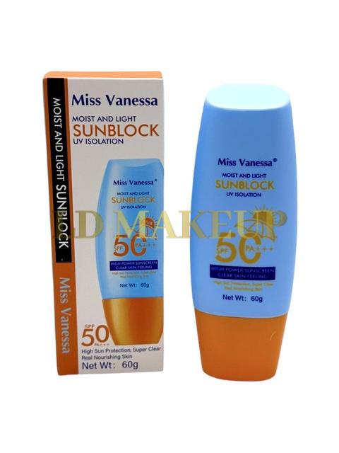 Protector solar FPS 50 Miss vanessa POR MAYOR