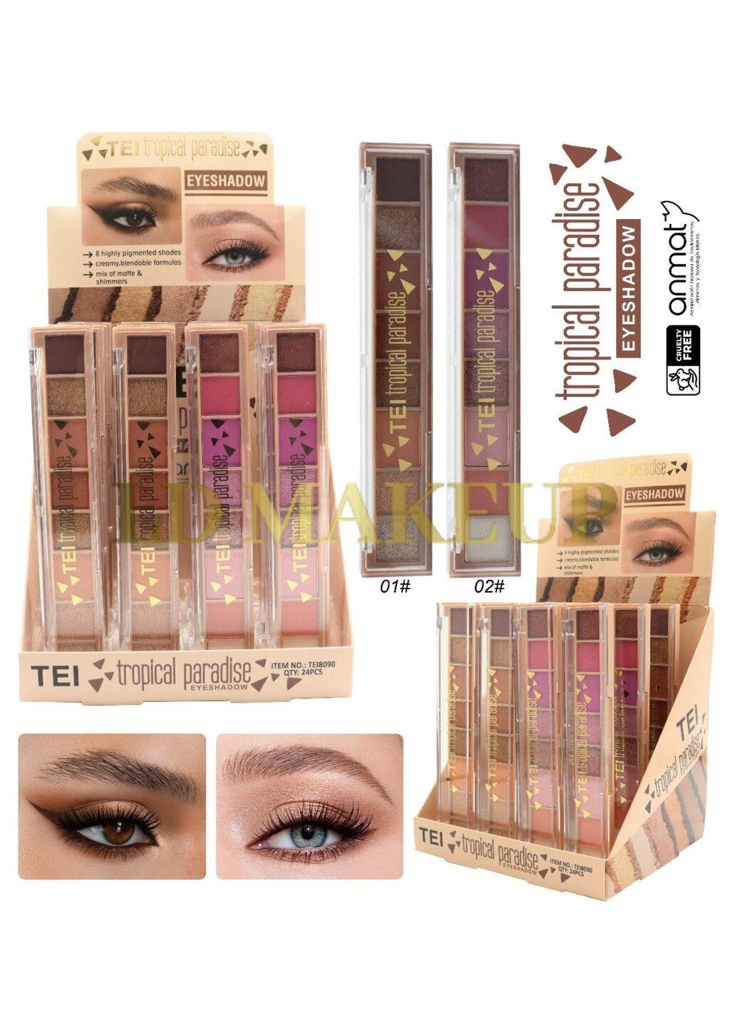 Paleta de Sombra Tropical paradise Tei POR MAYOR