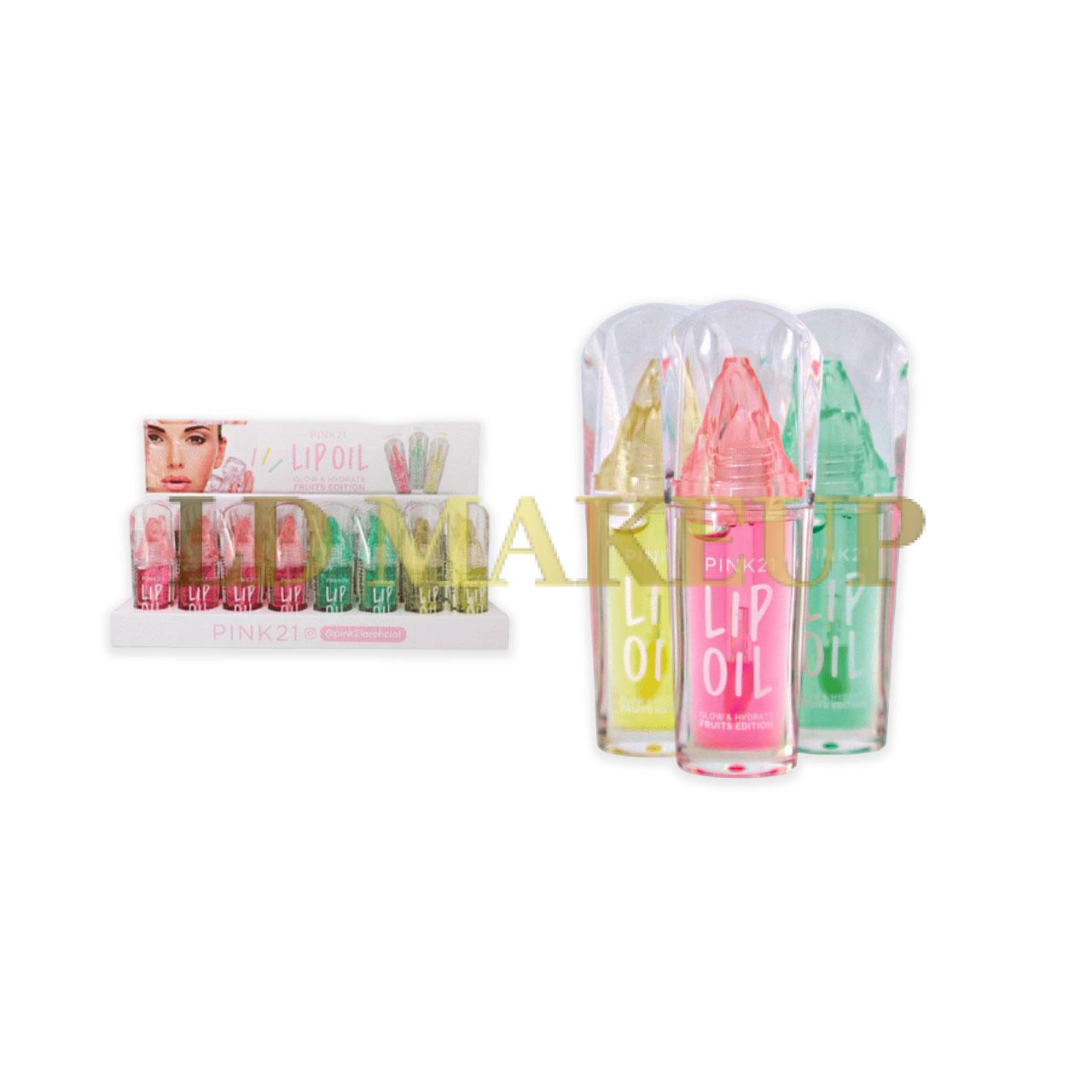 Lip oil Glow and hydrate Pink 21 POR MAYOR