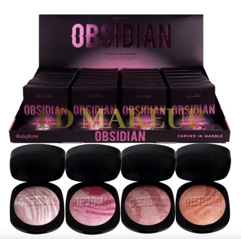 Rubores marmolados baked blush Obsidian Ruby Rose POR MAYOR