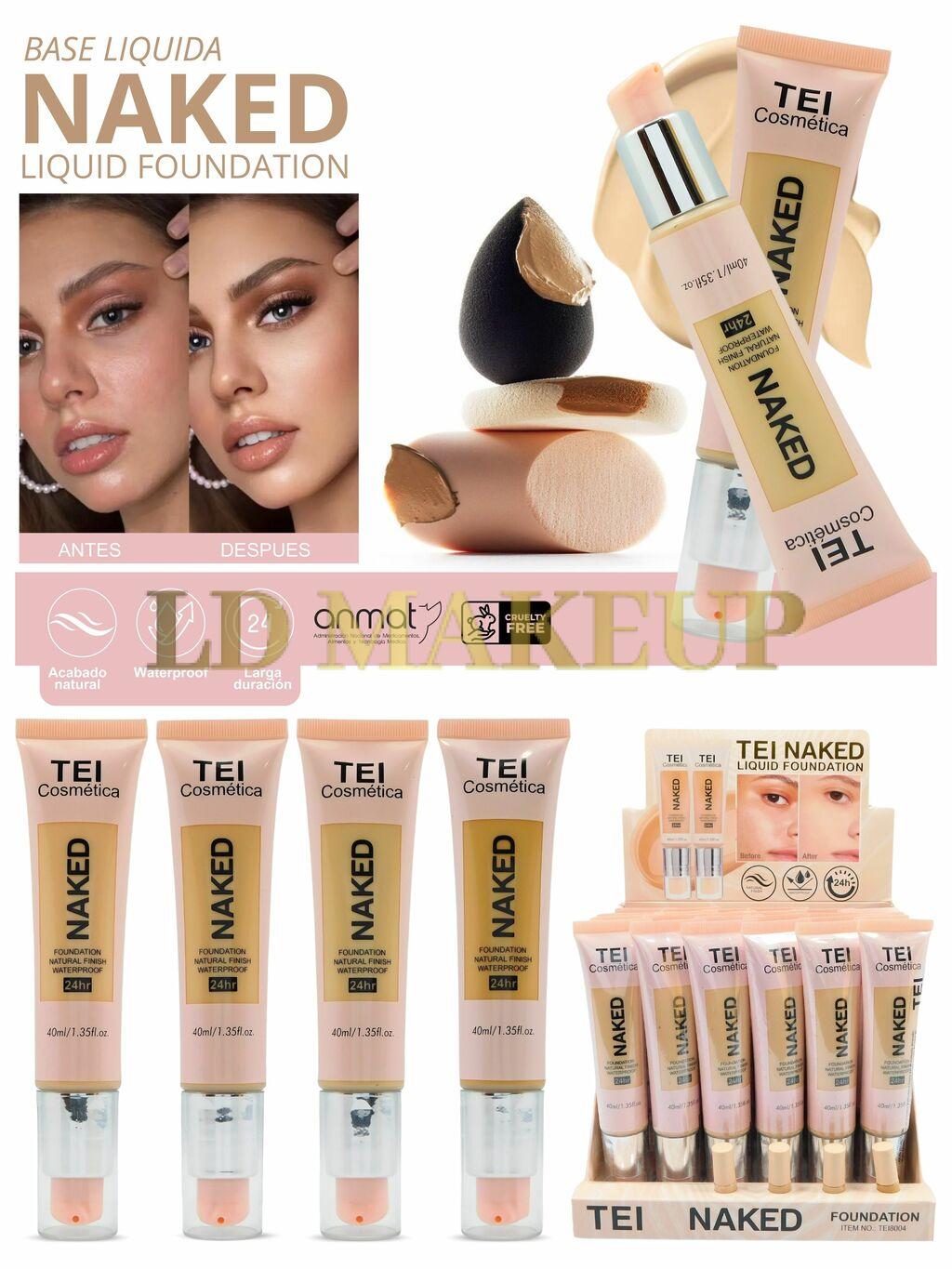 Bases liquidas naked Tei 8004 POR MAYOR