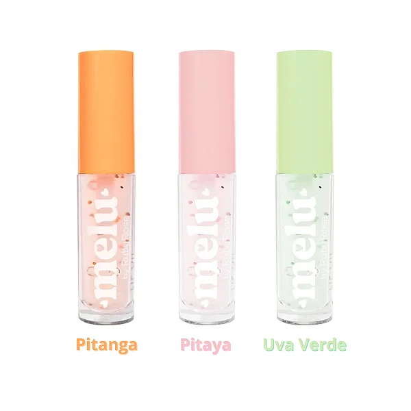 Lip oils frutales Melu Ruby Rose POR MAYOR