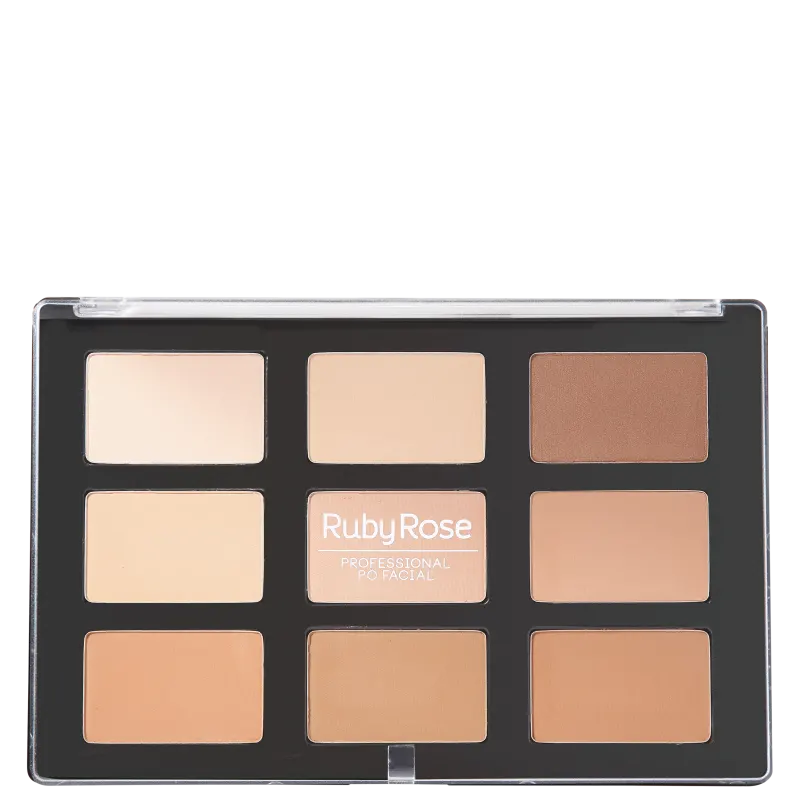 Paletas de rostro polvos Po Facial Ruby Rose POR MAYOR