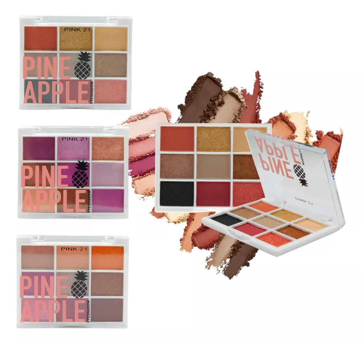 Paletas de sombras pine apple CS3280 Pink 21