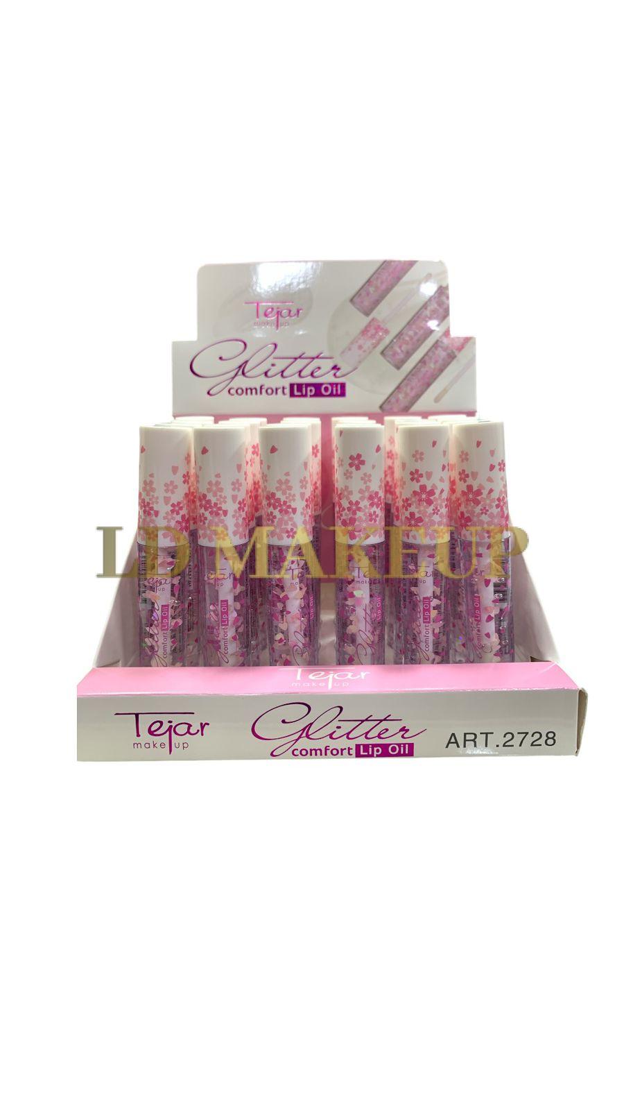 Lip oil glitter 2728 Tejar POR MAYOR