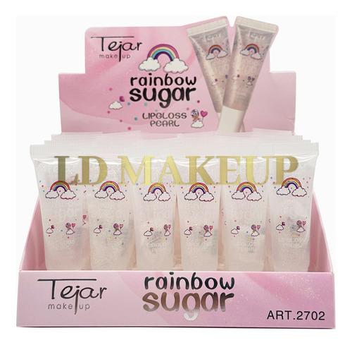 Glosses con glitter rainbow sugar 2702 Tejar POR MAYOR