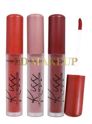 Labiales Glosses kiss CS3806 Pink 21 POR MAYOR