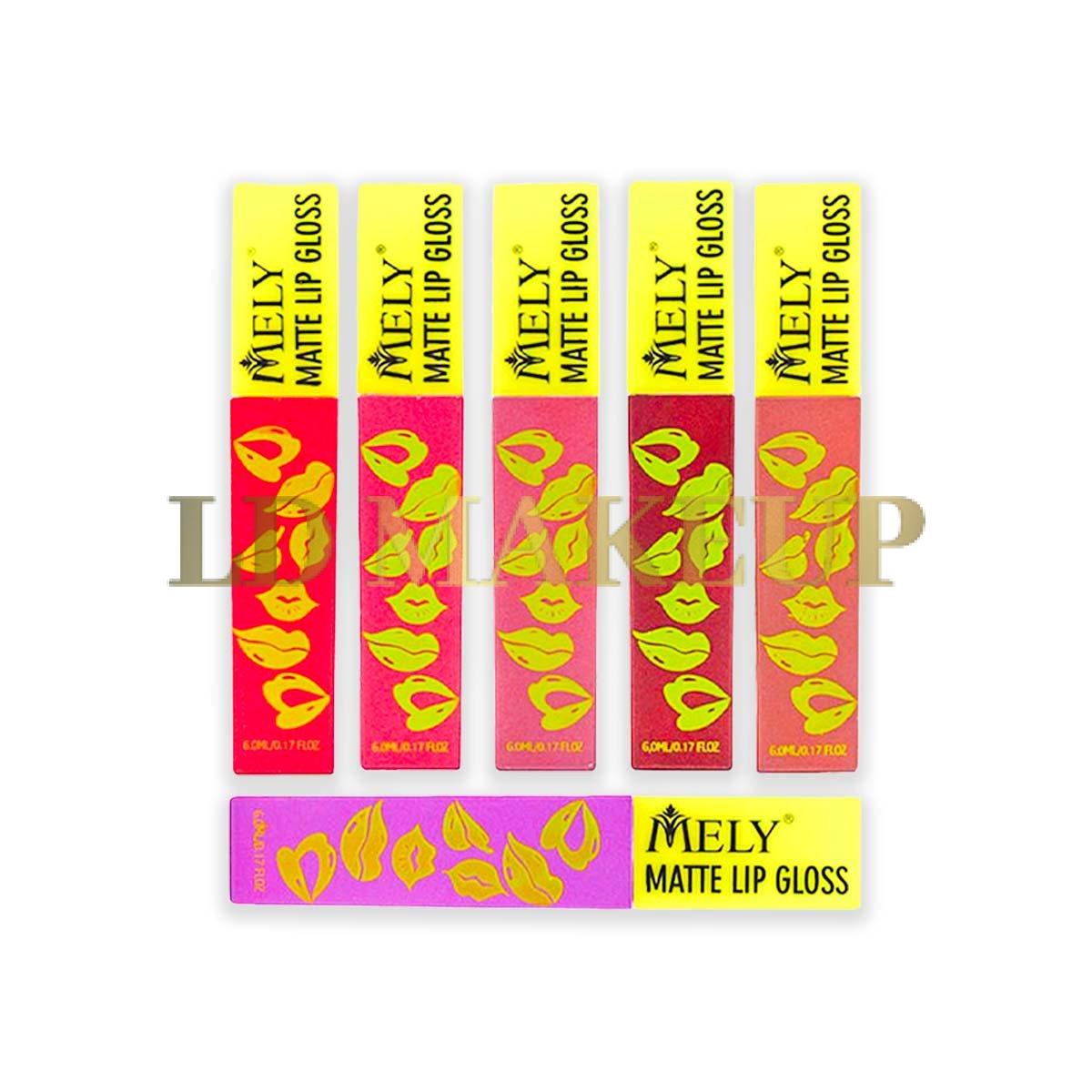 Labiales líquidos matte tapa verde Mely POR MAYOR