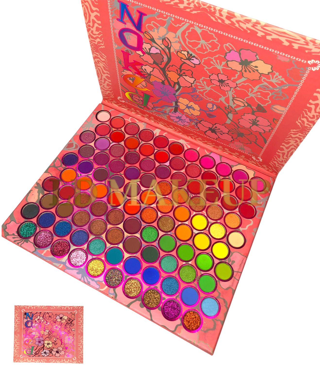Paletas de sombras floreada Naked