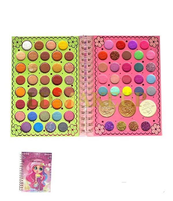 Paletas de sombras/rostro cuaderno Colour fashion POR MAYOR