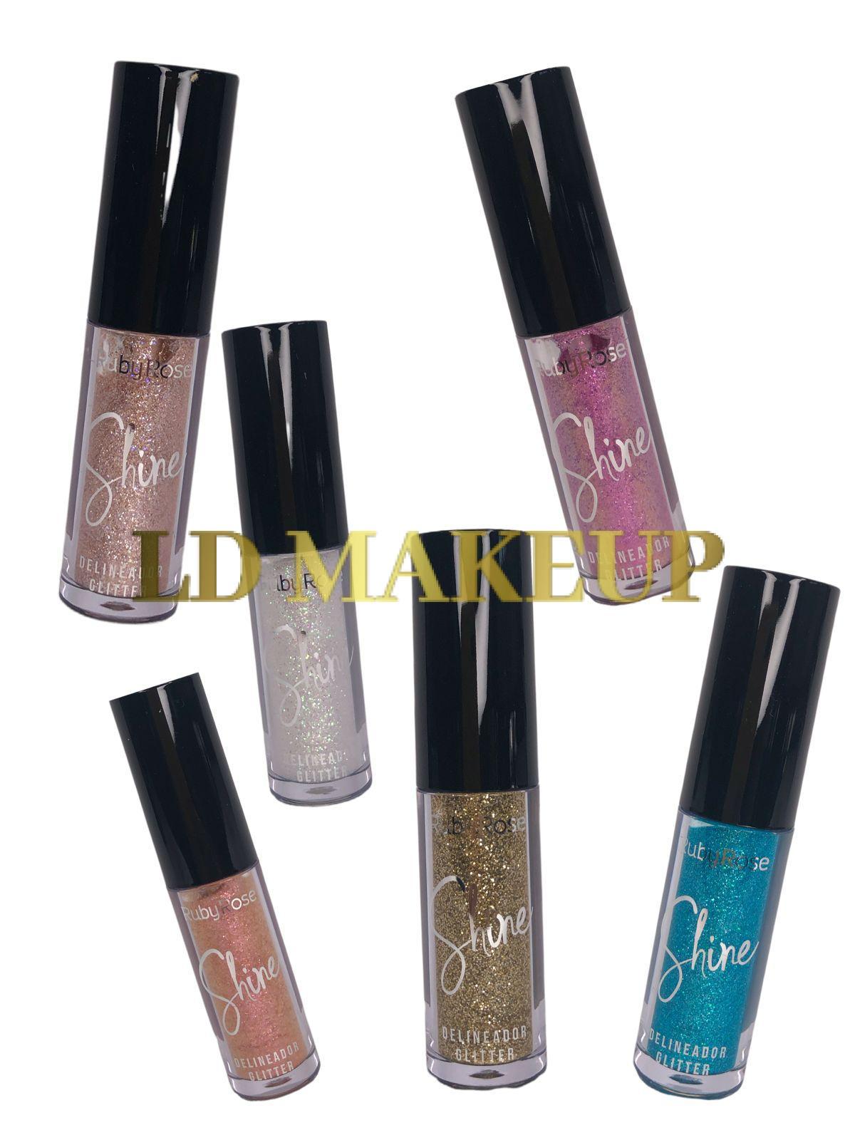 Delineadores en glitter shine Ruby Rose POR MAYOR